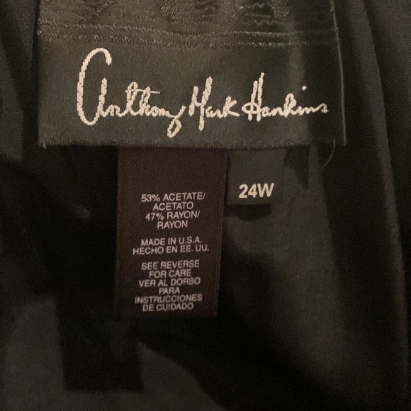 Anthony Mark Hankins faux wrap-around midi skirt. Elegant and Versatile! 24W - Picture 4 of 5